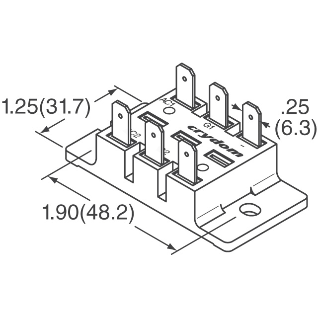 B512F-2T Sensata-Crydom  Thyristors - SCRs - Modules